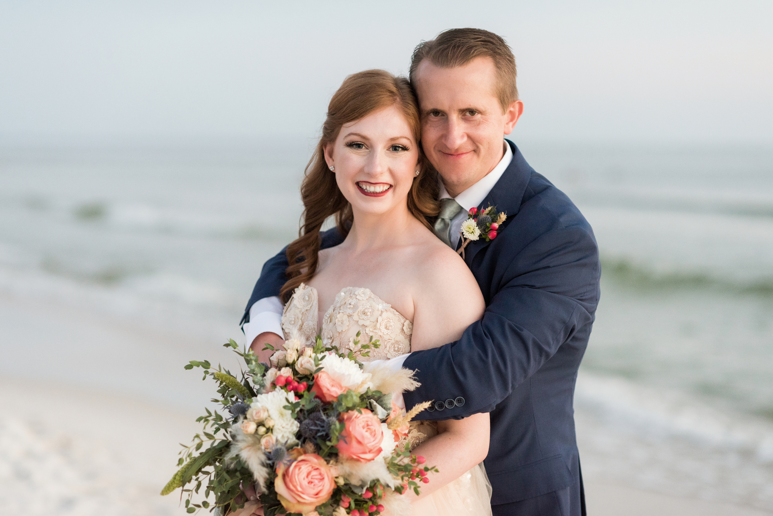 Kendra and Steve&#39;s Mermaid Inspired Beach Wedding Image