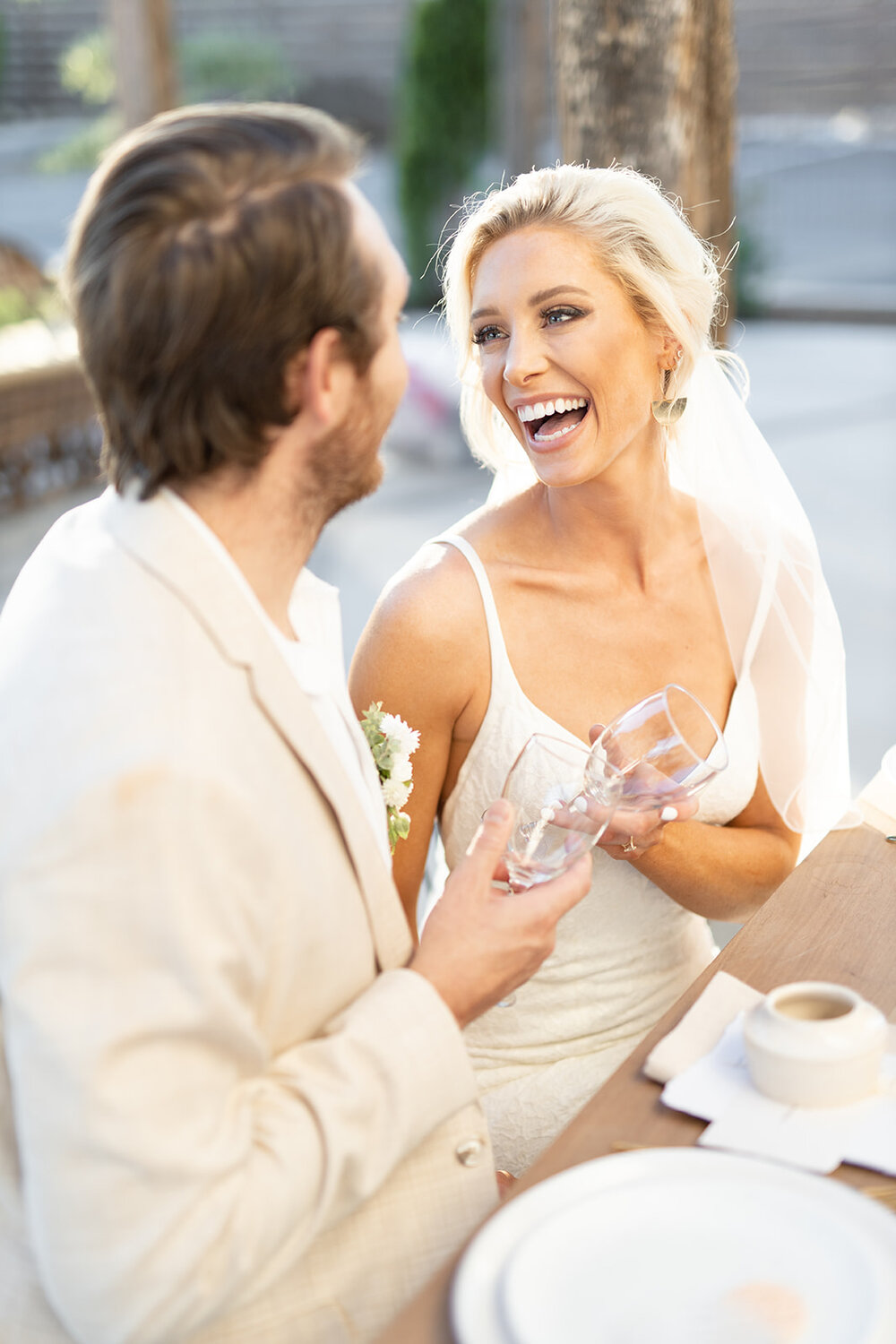 Kate and Parker on Renee Grace Bridal