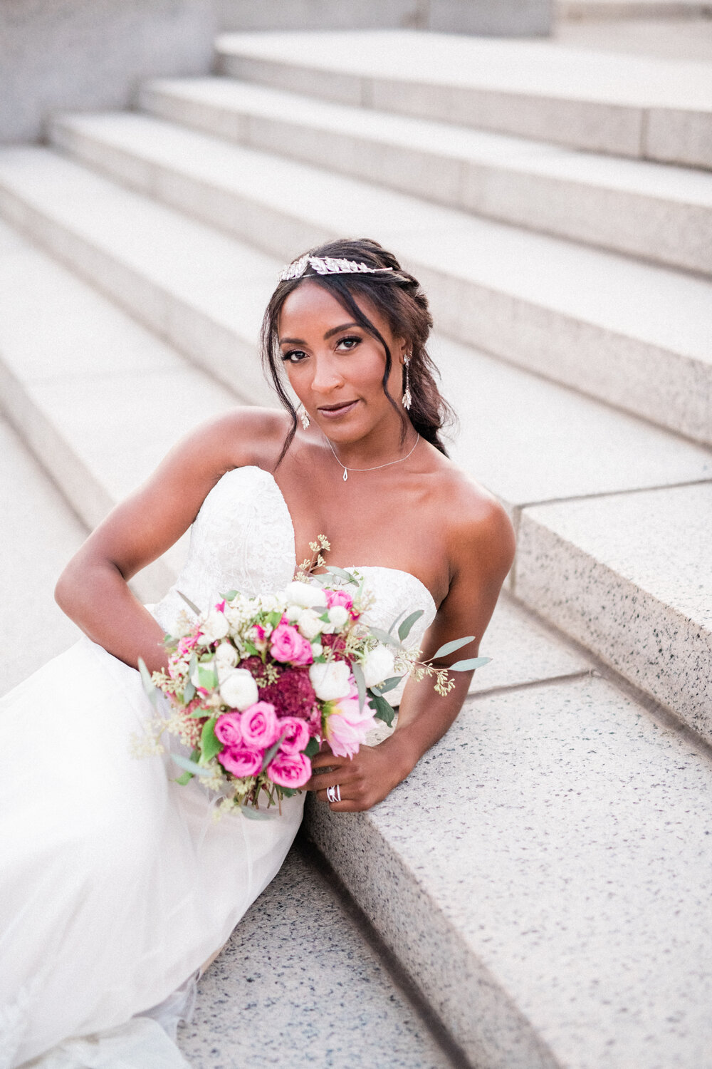 Renee Grace Bridal gown from Ivory &amp; Ash Bridal featured in a styled shoot