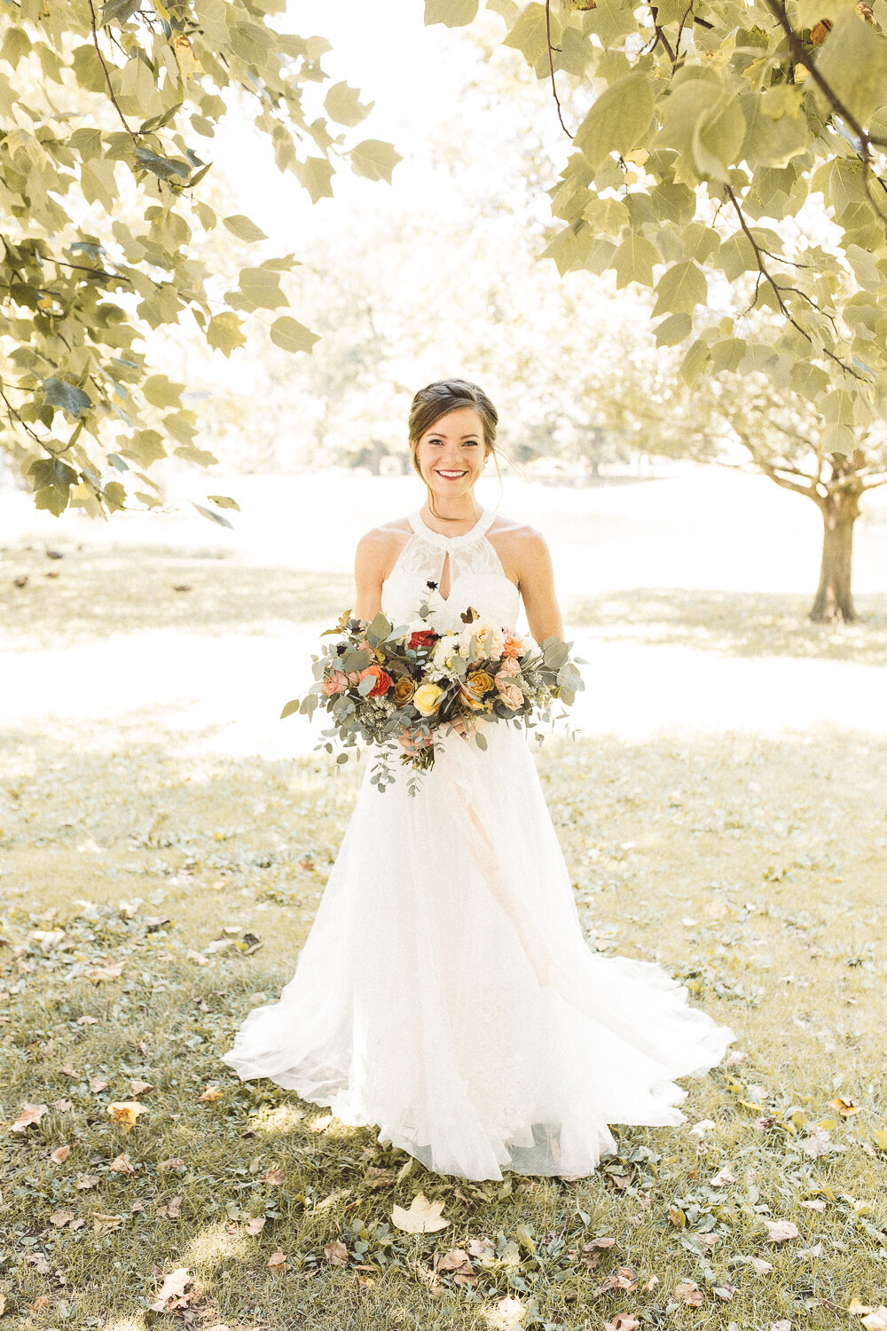 Kenzie and Nick' Wedding featuring a custom Renee Grace Bridal gown