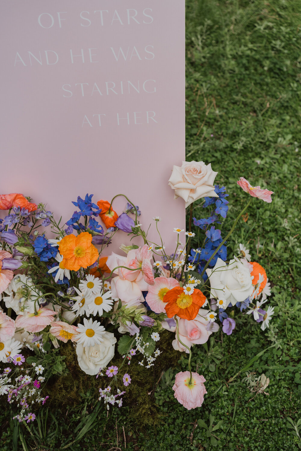 Styled Spring Elopement at Mona Farm featuring the Renee Grace Bridal 'Alana' gowns